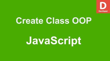 JavaScript Create Class