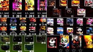 Five Nights at Freddy's 6 ALL CUSTOM NIGHT FNAF 5 4 3 2 1 *FNAF 2018* Five Nights at Freddy's 6 ALL CUSTOM NIGHT FNAF 5 4 3 2 1 *FNAF 2018*