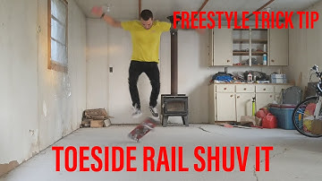 Freestyle Skateboarding Trick Tip: Shuv It Out Of Toeside Rail