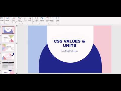 Css Values & Units - YouTube