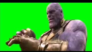 Tanos Avengers Effect Cg Free Green Screen