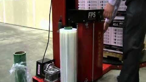 Fox Packaging C1Plus semi automatic stretch wrapper