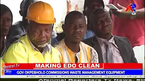 Governor Monday Okpebholo Commissions New Waste Management Board Equipments