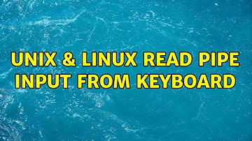 Unix & Linux: read pipe input from keyboard