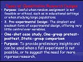 Experimental Research Designs