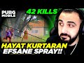 BU SPRAY HAYAT KURTARIR!! 42 KILLS EFSANE MAÇ!! | PUBG MOBILE