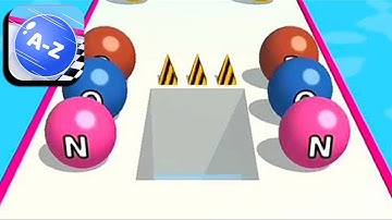 A-z Ball run All levels Gameplay Walkthrough Android iOS Part 4