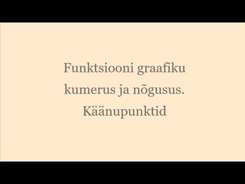 Video: Kuidas Lahendada Funktsioonide Graafikuid