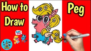 How to Draw Peg Step by Step | Corn and Peg Drawing