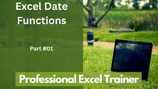 Excel Date Functions Part-1