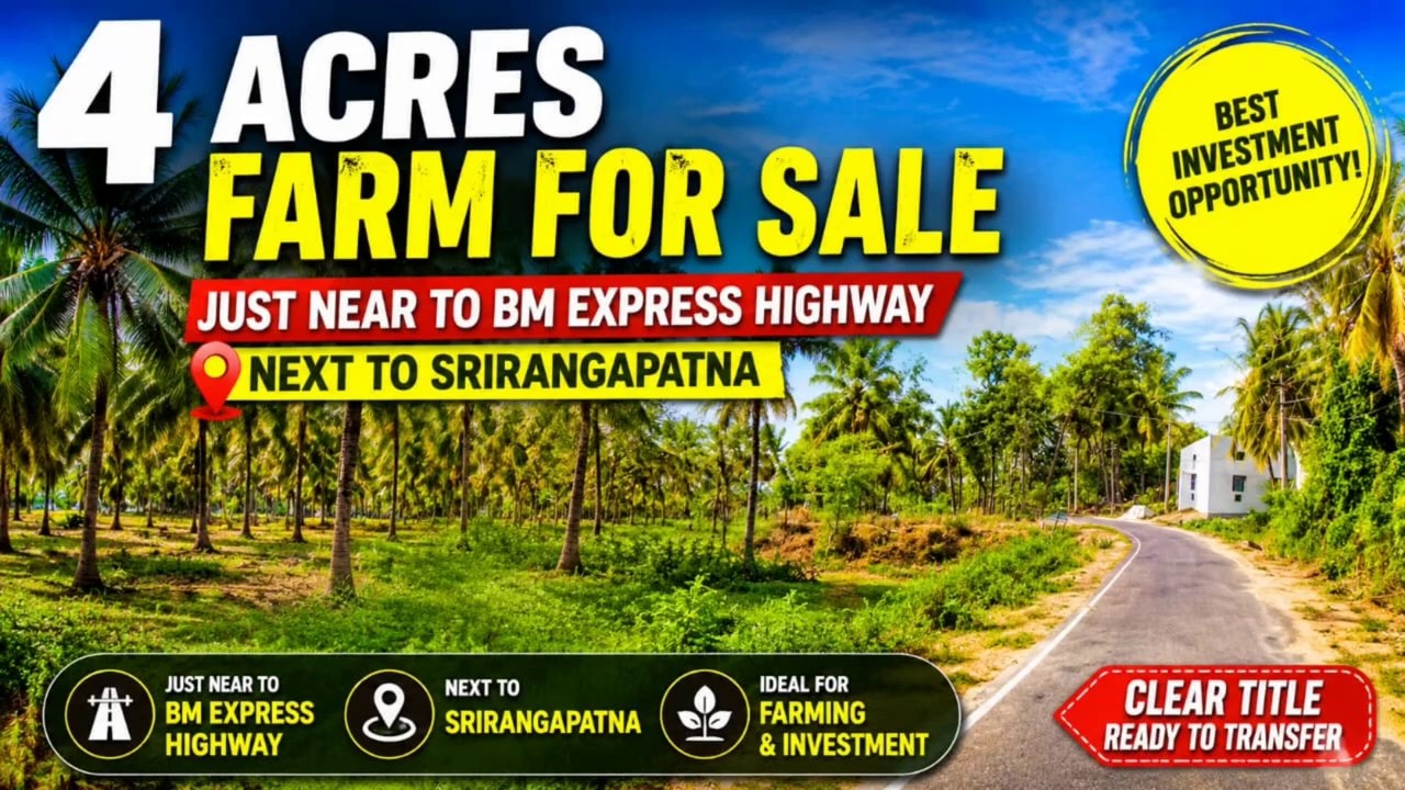 BM Express Highway Side 4 Acres Land For Sale | Good Location - YouTube