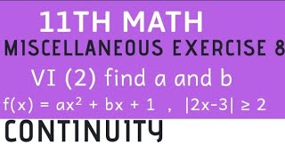 11th math M.Exercise 8 QVI (2) CONTINUITY