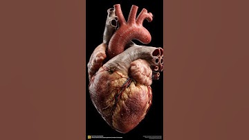 Thumbnail of PHOTOREALISTIC IMAGE OF A HUMAN HEART, WITH THE AORTA STRAINING UNDER PRESSURE AS IF IT'S