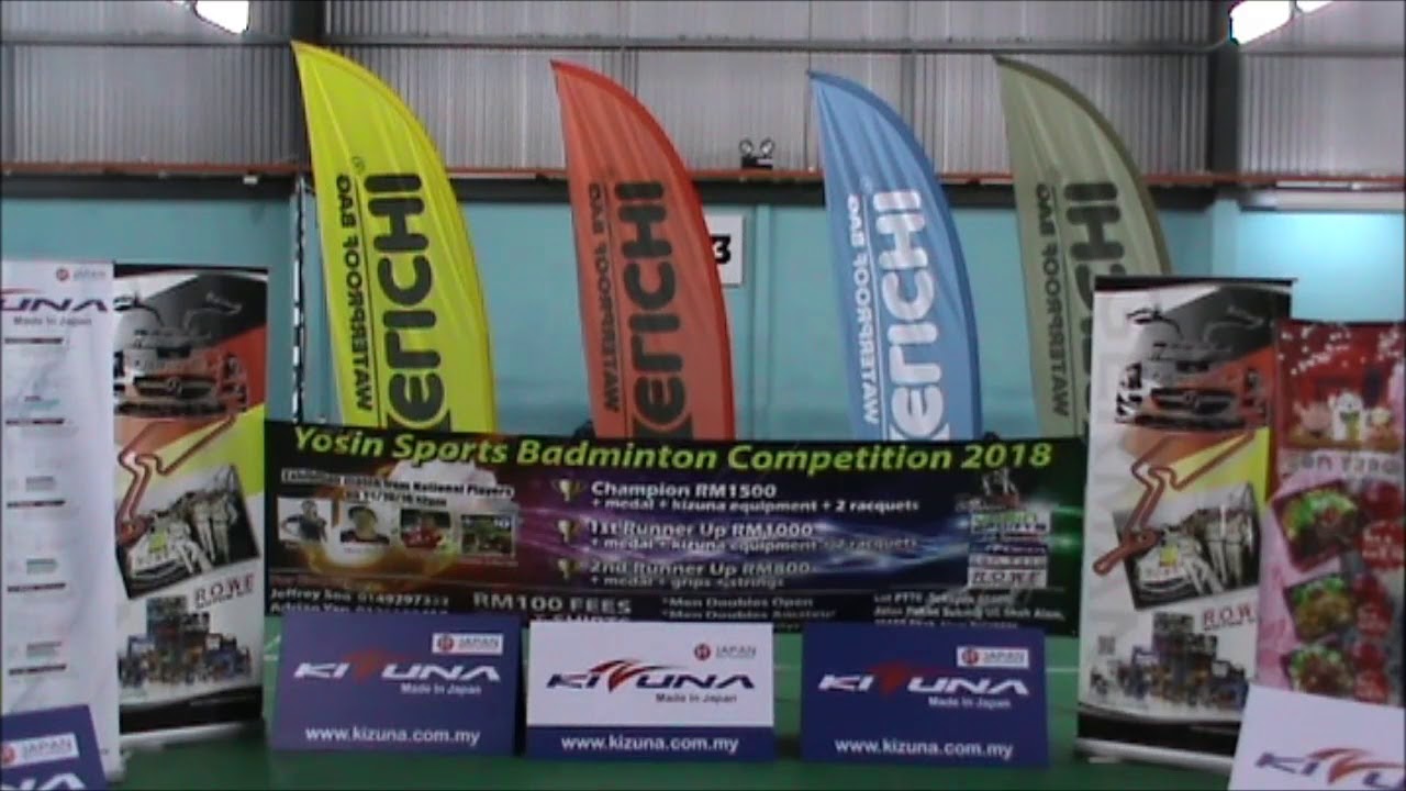 Yosin Badminton Court Kampung Subang Lot Pt78 Sekyen 40160 Jalan Pekan Subang U6 Shah Alam 40150 Shah Alam Selangor Shah Alam 2021