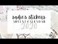 Sadie's Sticker Advent Calendar | Sorry it's late!