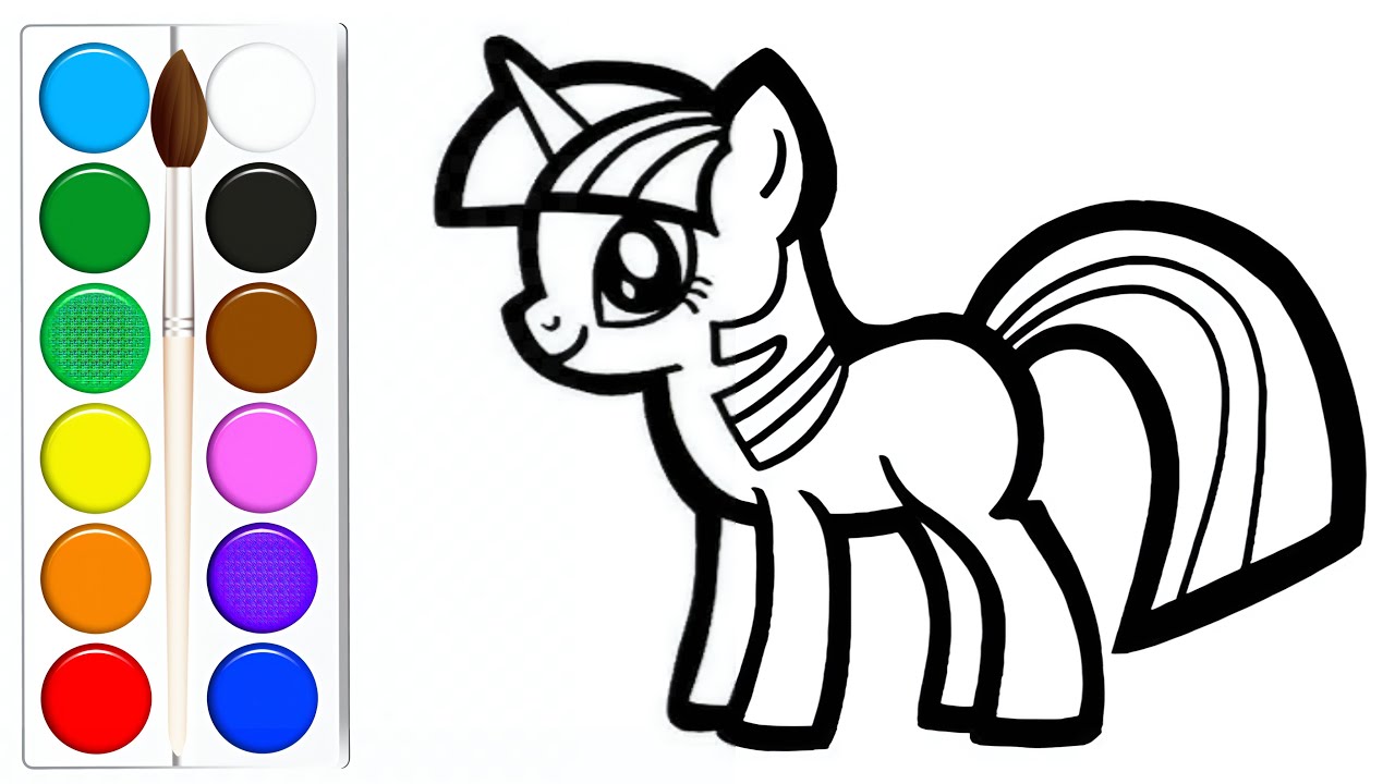 How to Draw Rarity My Little Pony | Easy Pony Drawing for Kids USA | Fun Drawing for Kids USA |