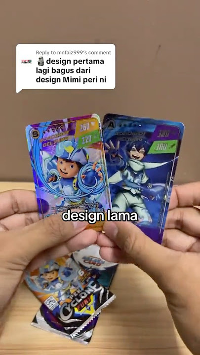 Download lagu Kad BoBoiBoy Beliung: Lama VS Baru