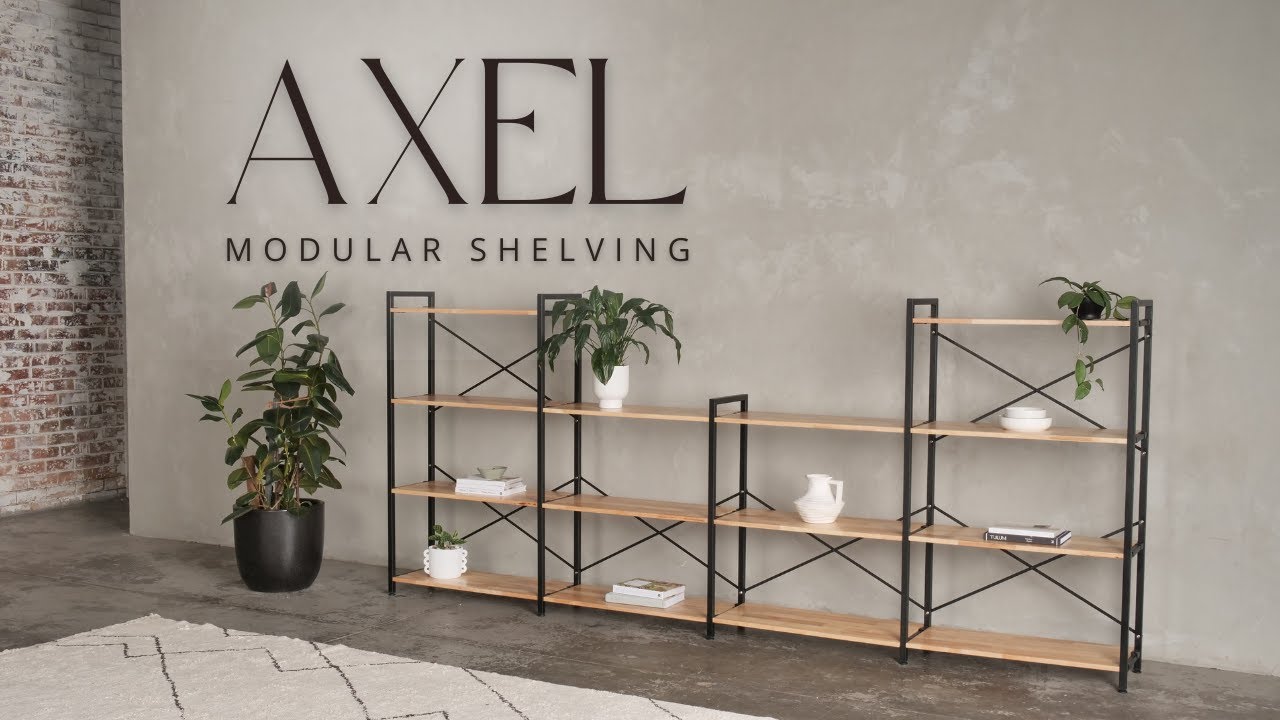 Axel Modular Shelving Unit Walkthrough 