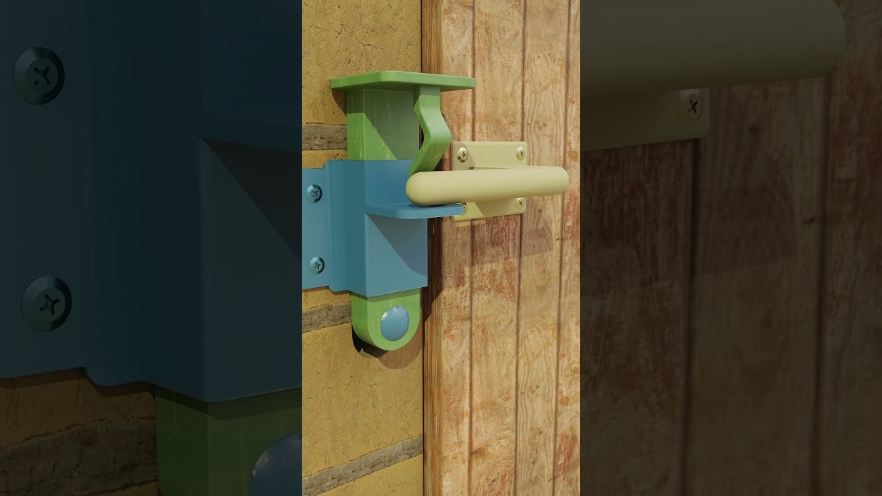 Automatic Swing Gate Latch Design 