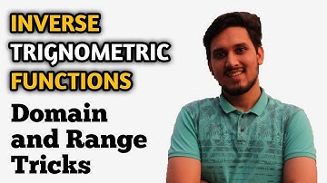 Best Trick to Remember Domain and Range of ITF | Part 2 | Inverse Trigonometric Functions Class 12