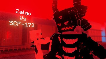 SCP-173 Vs Zalgo - Minecraft Animation