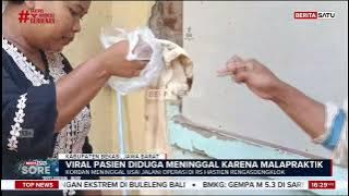 Luka Operasi Jasad Warga Bekasi Hanya Ditutup Kasa #Beritasatu