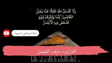 ما تيسر من سورة إبراهيم || تلاوة الشيخ نايف الفيصل || #اكسبلور 