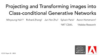 Transforming and Projecting Images into Class-conditional Generative Networks (ECCV 2020)