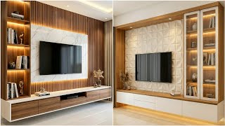 Top 100 Modern Living Room TV Cabinet Designs 2026 | New TV Wall Units & Interior Decor Trends