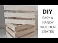 DIY Handy Wood Crates | How To Make