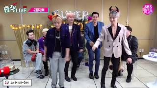 SUJU dancing to EXO|TWICE|BLACKPINK and more