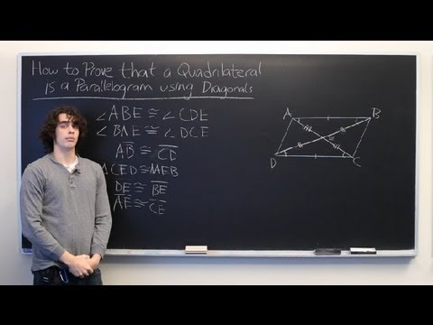 Video: How To Prove That ABCD Is A Parallelogram