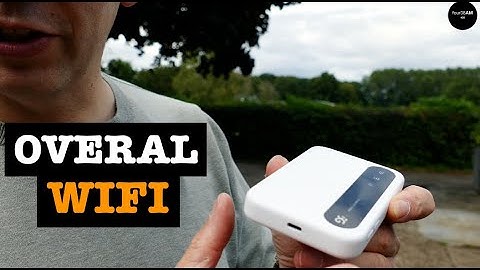 Met dit kastje heb je overal unlimited internet via wifi - ZTE U50 Mifi router