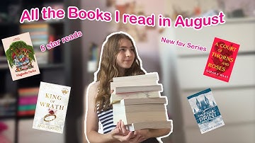 All the Books I read in August 💕 Monthly reading wrap up