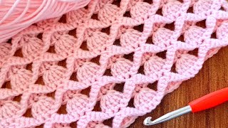 This Beginner Crochet Pattern is AMAZING! EASY & UNIQUE Crochet Stitch for Blanket Vest