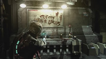 Dead Space - Chapter 1 New Arrivals: Elevator Necromorph Slasher, Acquire Plasma Cutter Tutorials