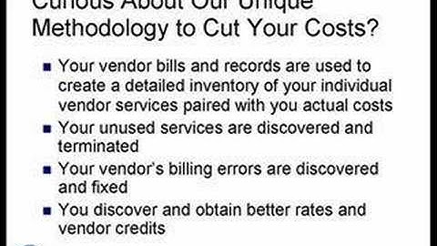 Telecom Expense Reduction
