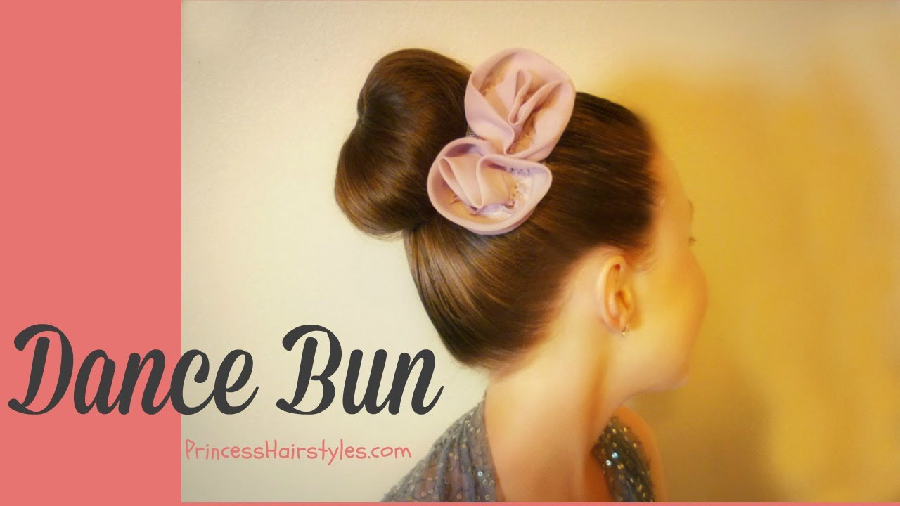 Braided Bubble Bun Tutorial, Dance Hairstyles - YouTube