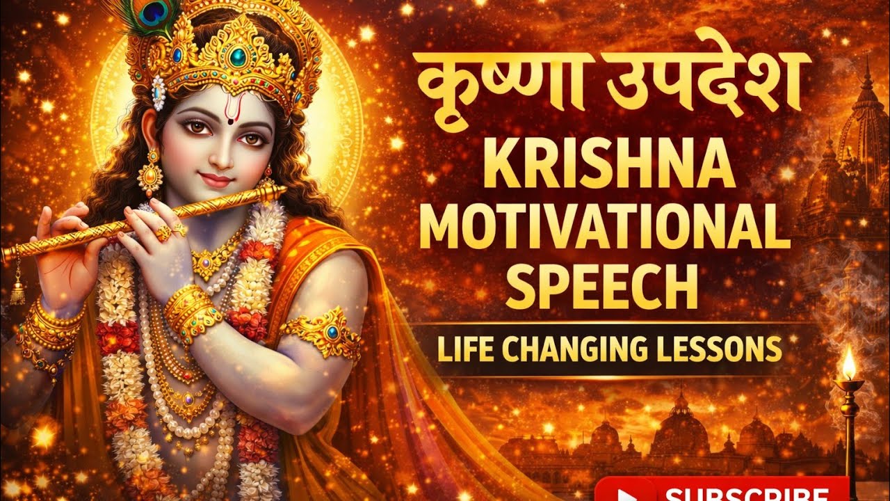 श्री कृष्ण वाणी || ऐसी वाणी जो आपका जीवन बदल दे | अगर जीवन में सुख चाहते हो तो कृष्ण की यह वाणी सुने