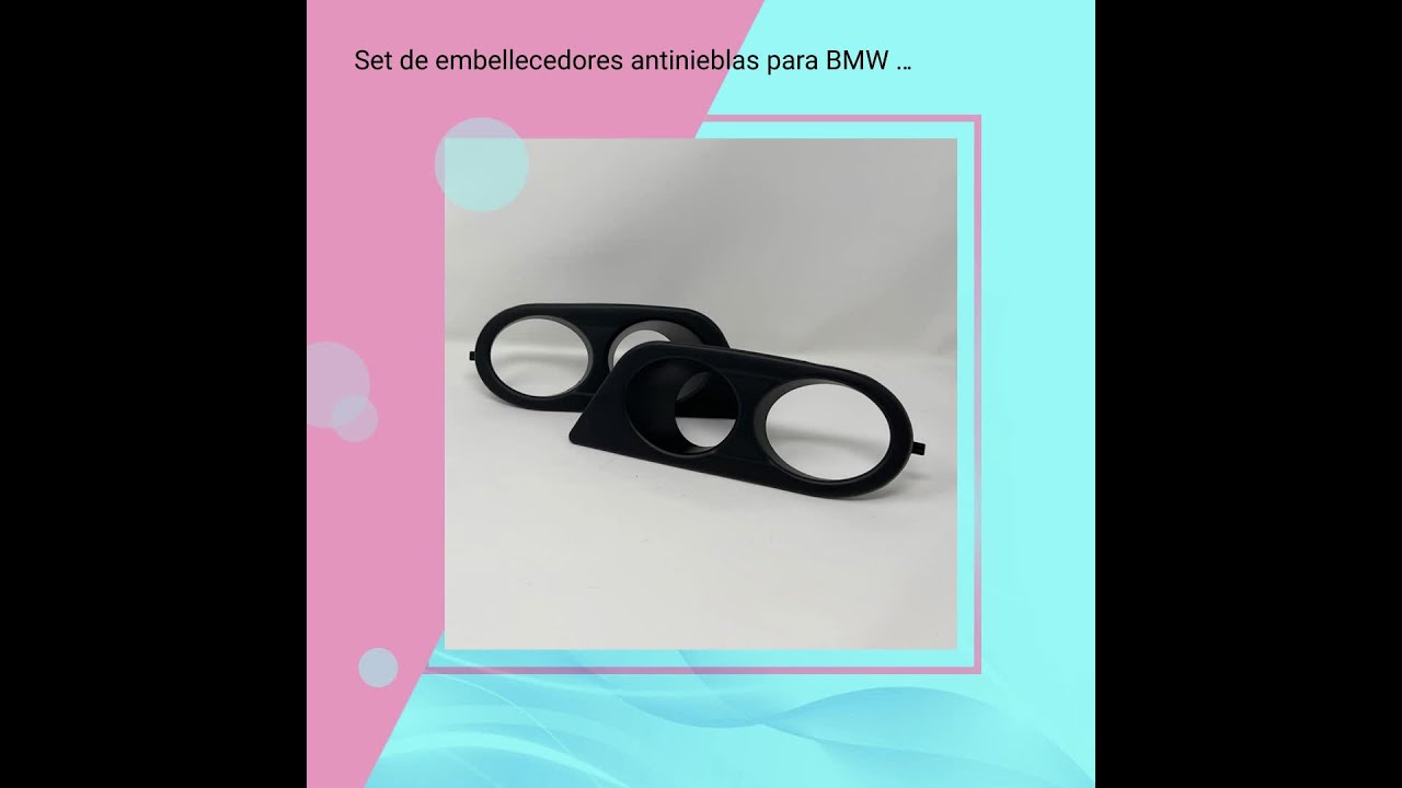 Embelecedores De Faro Estilo "Bad Eyes" Para BMW E46 Compact (2001-2004) | CSR-Automotive Sin Pintar