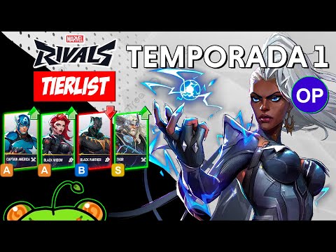 Tierlist Melhores Personagens Temporada 1 High Elo Ranked - Marvel Rivals