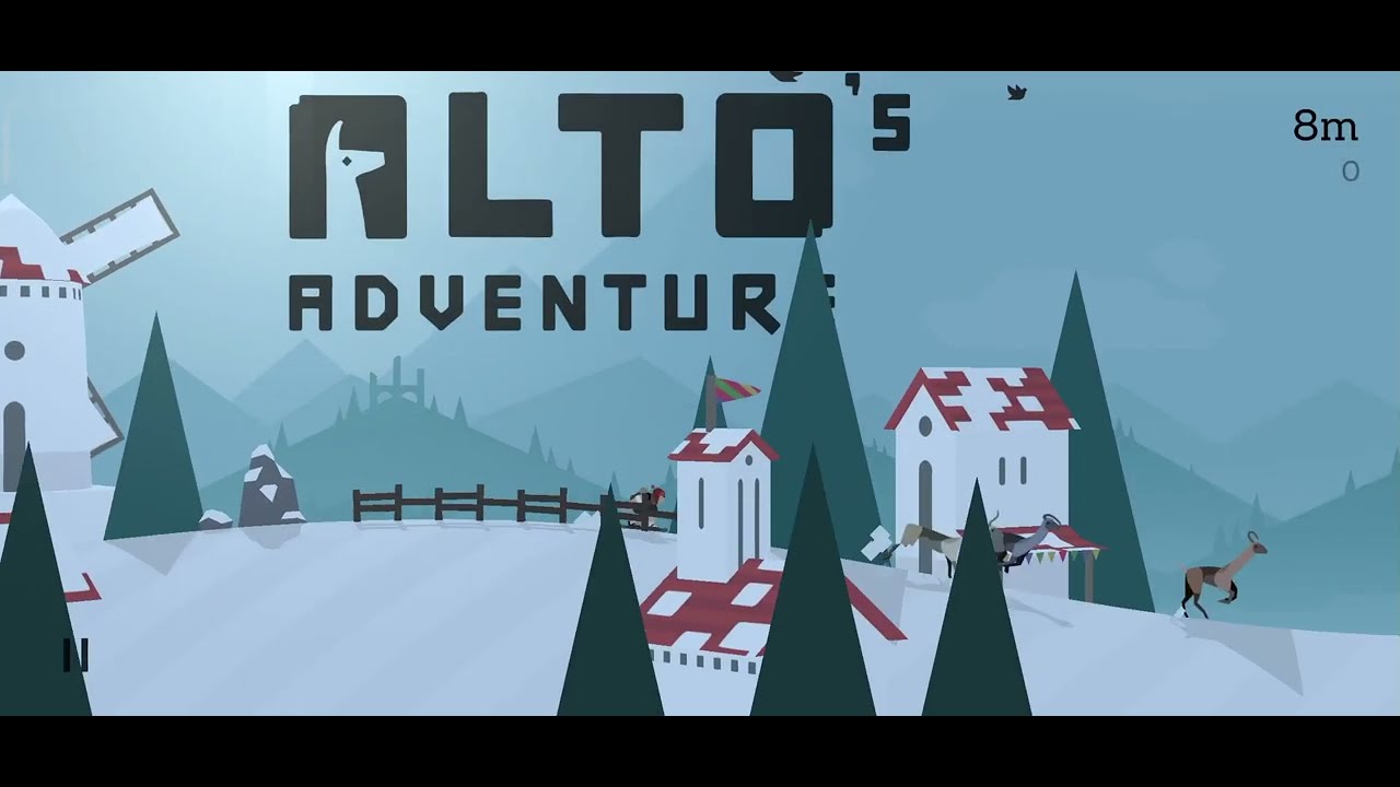 Alto's Adventure : Grind for 300m in one run - YouTube