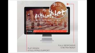 Athletica Retina Parallax OnePage WP Shop Theme