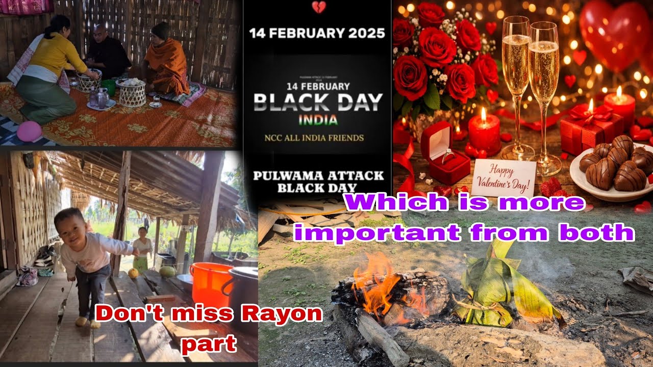 Cooking pork with Banana leafs//Woke up in early morning to donate food for monk// #villagerlifevlog