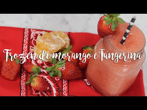 FROZEN VODKA MORANGO E TANGERINA #HappyHourEdeComer