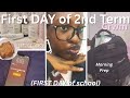 GRWM for the FIRST DAY of School (2nd Term!)