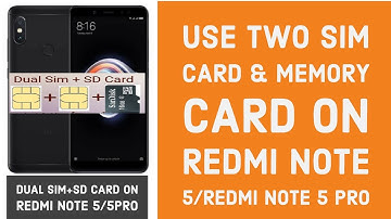 Use Two Sim + SD Card On Redmi Note 5/5Pro | Dual Sim & SD Card Simultaneously | By M Talks