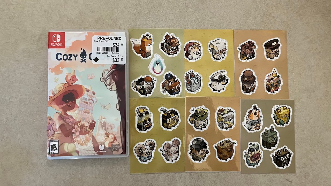 Unboxing Cozy Grove - Nintendo Switch - YouTube