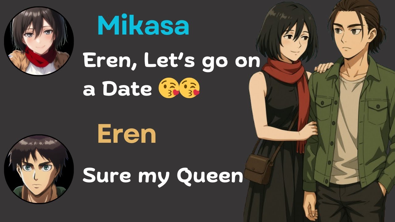 What if Eren and Mikasa Go on a Date, Eren Plays Along?! 😳🔥