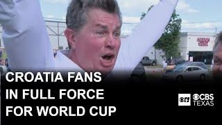 Croatia fans show up in full force for World Cup in North Texas